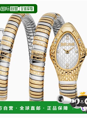 自营Just Cavalli Women's Snake 316L Stainless Steel Watch -