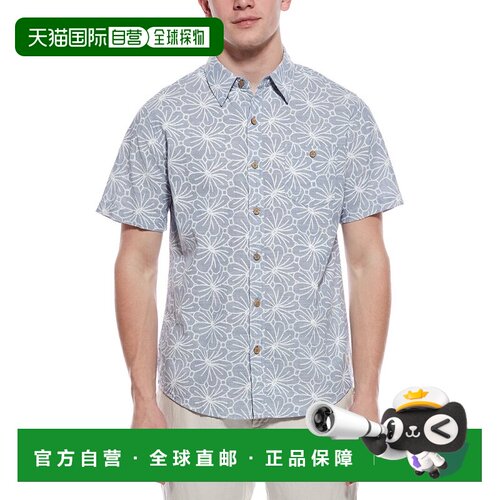 自营WEATHERPROOF VINTAGE Printed Shirt - blue 美国奥莱直发