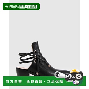 黑色 自营 bloom无法驯服打开后靴 美国奥莱直发短靴 belle