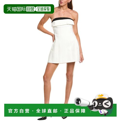 自营Bardot Amanda抹胸迷你连衣裙-紫色 美国奥莱直发