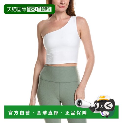 自营Beyond Yoga Spacedye The Bold Shoulder Cropped Tan - whi