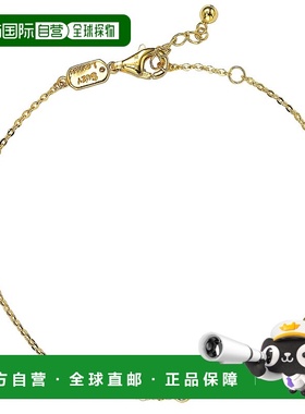 自营 Suzy Levian .15 ct TDW 14K 黄金钻石单石手链 - 黄色 美国