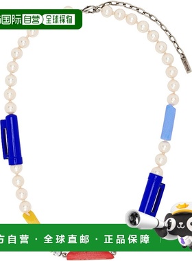 1h可退 香港直邮潮奢 Moschino 莫斯奇诺 女士 多色 Charm 项链 2