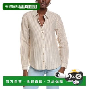 brown 自营l Blouse Laurent 美国奥莱直发 agenceL’AGENCE