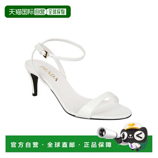 With Sandals White And Ankle Strap Slim 自营pradaMinimalist