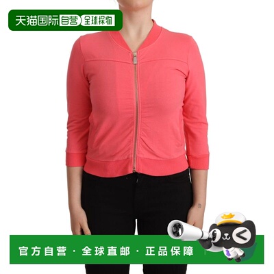 自营Blumarine 3/4 Sleeve Zip Embellished Women's Sweater - p