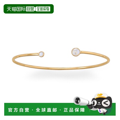 自营 liv oliver18k 金月光石手镯 - 金 美国奥莱直发