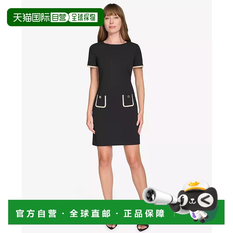 1h可退 【美国直邮】tommy hilfiger 女士 连衣裙衬衫裙直筒