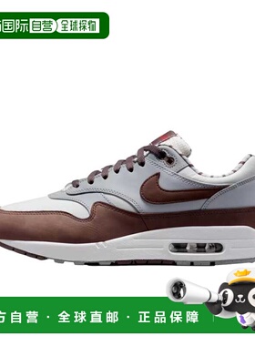 自营Nike Air Max 1 Premium Summit白色/梅色Eclipse FB8916-100