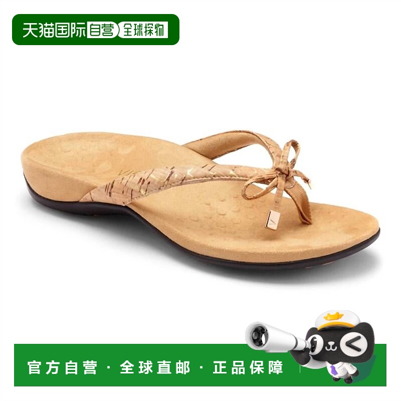 自营vionicWomen's Bella Sandal In Gold Cork - gold cork 美国