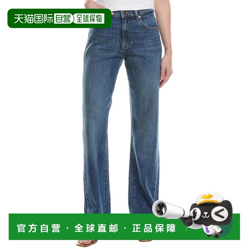 1h可退 【美国直邮】7 for all mankind 女士 牛仔裤直筒裤