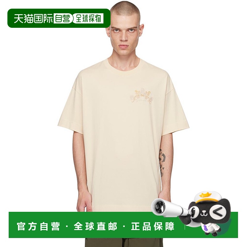 1h可退 【美国直邮】Givenchy 纪梵希 米色巴洛克 T恤 男装 T恤 2