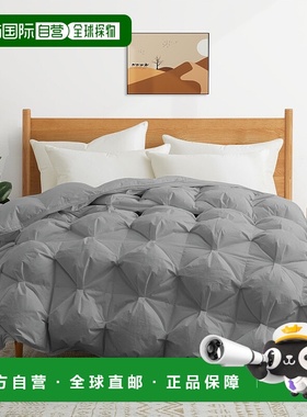 自营puredown300TC有机棉冬季羽绒服-灰色 美国奥莱直发