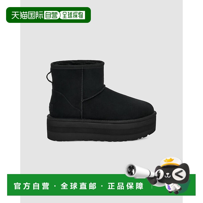 自营uggWomen's Classic Mini Platform Boots In Black - black