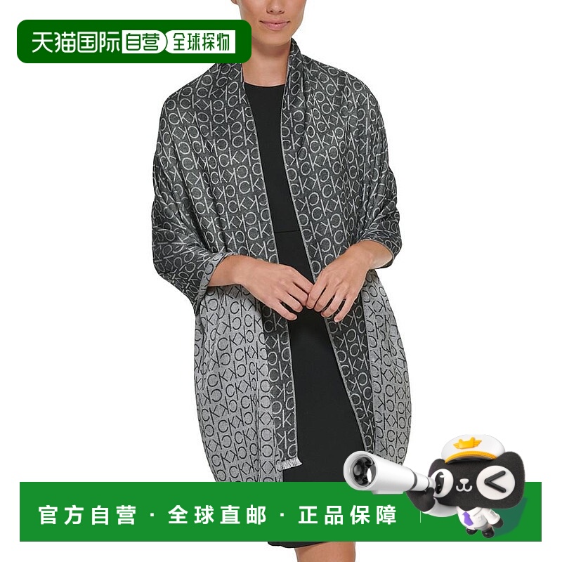 【美国直邮】calvin klein 通用 帽子羊绒围巾百搭时尚潮流