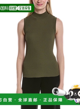 自营Jones New York Sutton Tank Top - green 美国奥莱直发背心