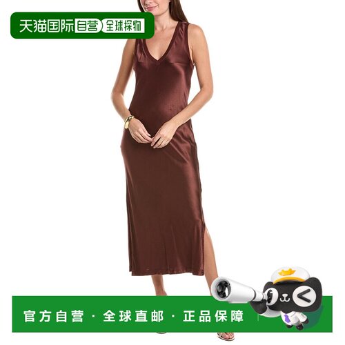 自营Michael Stars Randi Midi连衣裙-棕色 美国奥莱直发