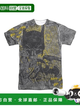 自营 gildan蝙蝠侠 Nevermore 短袖成人  涤纶圆领 T 恤/T 恤 -