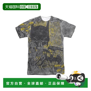 自营 gildan蝙蝠侠 Nevermore 短袖成人  涤纶圆领 T 恤/T 恤 -