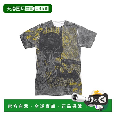 自营 gildan蝙蝠侠 Nevermore 短袖成人  涤纶圆领 T 恤/T 恤 -