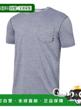自营 Saxx T恤男式2XL灰色Droptemp冷却圆领短袖JDM432-灰色 美国