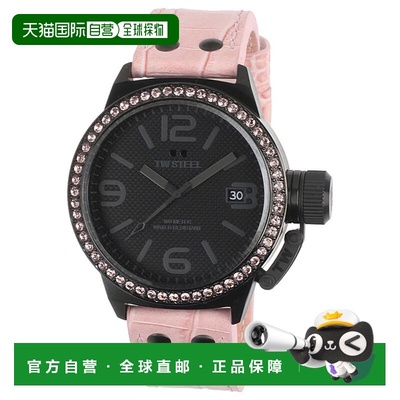 自营TW Steel Women's Canteen Black Dial Watch - black 美国奥