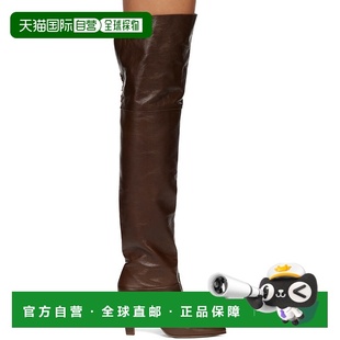 蔻依 女士 棕色 1h可退 高筒靴 Chloe Eve CHC24W03 香港直邮潮奢