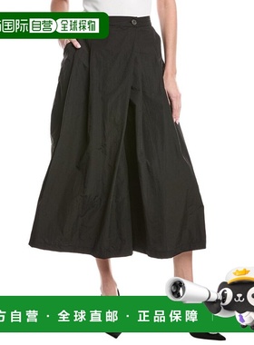 自营Gracia Wide Leg Culotte Pant - black 美国奥莱直发