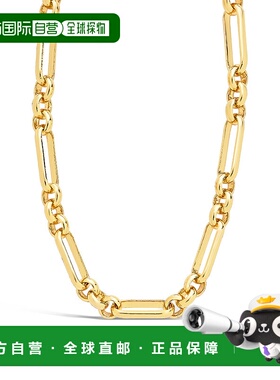 sterling forever大号椭圆形链式项链 - 金色 【美国奥莱】直发