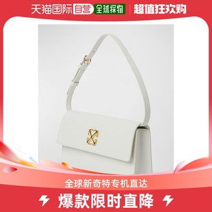 女士单肩包肩带背包真皮 美国直邮OFF WHITE