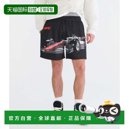 自营Aeropostale Formula 1 Racing Mesh Shorts - black 1 美国