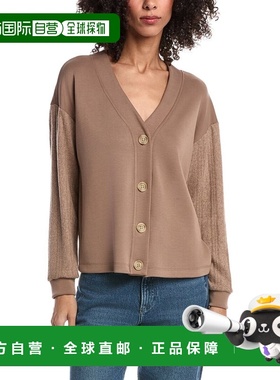 自营ARIELLA Ponte Cardigan - brown 美国奥莱直发