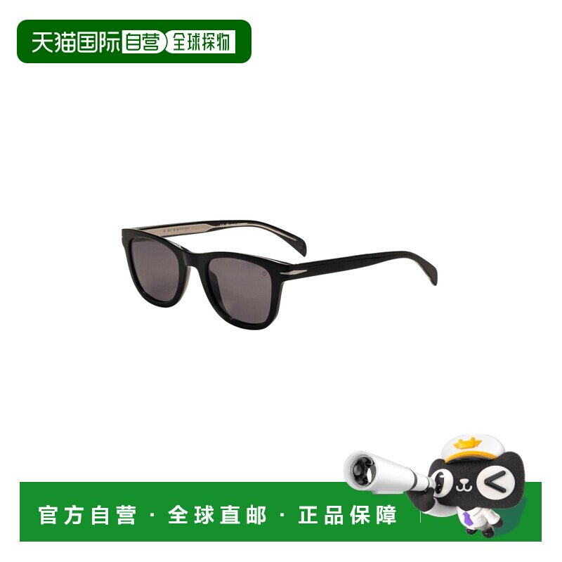 自营david beckham大卫 贝克汉姆男式50mm黑色太阳镜DB1006S-0807