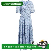 蓝色 自营Ted 美国奥 长连衣裙 浅蓝色心形印花 Baker Blakeli