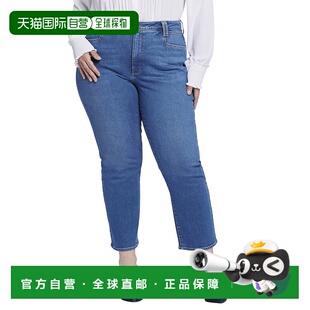 Relaxed Plus Rockford 九分方形牛仔裤 美国奥 自营 蓝色 NYDJ