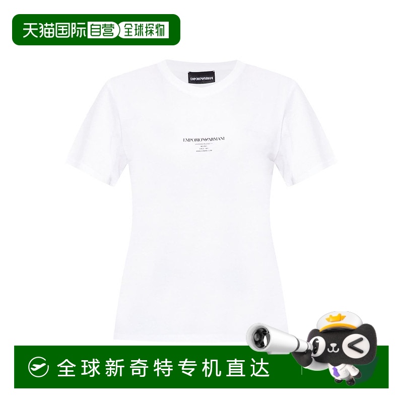 自营 Emporio Armani女式T恤和Polo衫-白色 【美国奥莱】直发