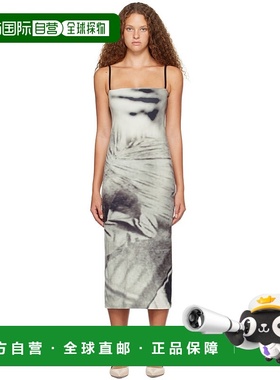 1h可退 香港直邮潮奢 ELLISS 女士 灰色 Lane 连衣裙 LANEJERSEYA