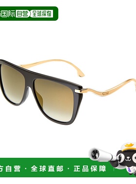 自营 Jimmy Choo 女士 58 毫米太阳镜 - 黑色 美国奥莱直发