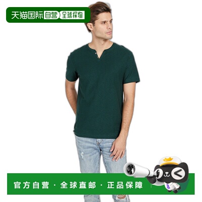 自营guessEco Ricky Split T 恤 - 高山丛林 美国奥莱直发