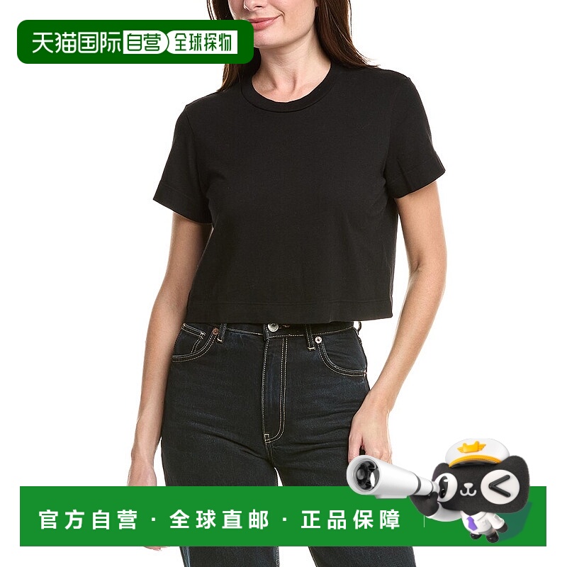 自营perfectwhitetee Ringspun T-Shirt - black 美国奥莱直发