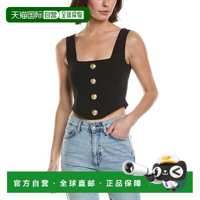 自营l'agenceL’AGENCE Saga Tank Top - black 美国奥莱直发