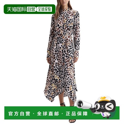 自营Reiss womens  Lira Dress, UK6/US2, Brown - brown 美国奥