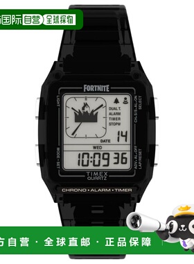 自营Timex Men's Fortnite Black Dial Watch - black 美国奥莱直