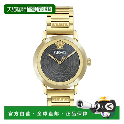 自营versaceV-Helix 手链腕表 - 金色/金色/黑色 【美国奥莱】直