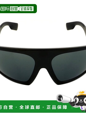 自营Burberry Auden Darl Grey Shield Men's Sunglasses BE4369