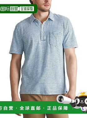 自营 Faherty Sunwashed靛蓝马球衫-蓝色 美国奥莱直发