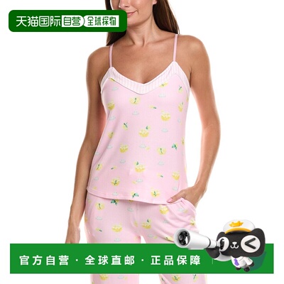自营PJ Salvage La Dolce Spritz Cami-粉红色吊带 直发美国奥莱
