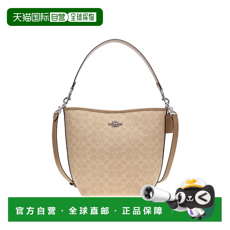 自营 COACH蔻驰 City35 经典老花PVC单肩手提斜挎包大号CT802
