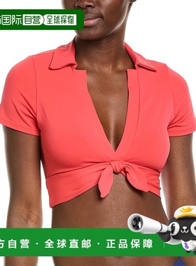 自营 Robin Piccone Ava比基尼T恤-粉红色 美国奥莱直发性感