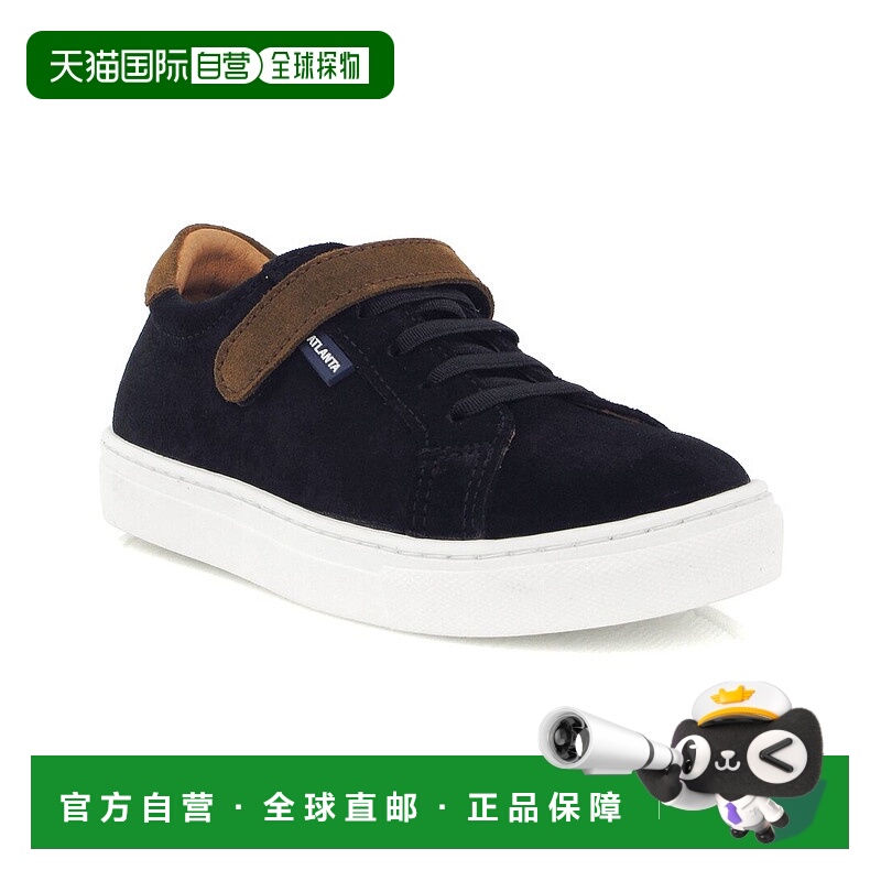 自营atlanta mocassin亚特兰大Moccasin绒面运动鞋-黑色 美国奥莱